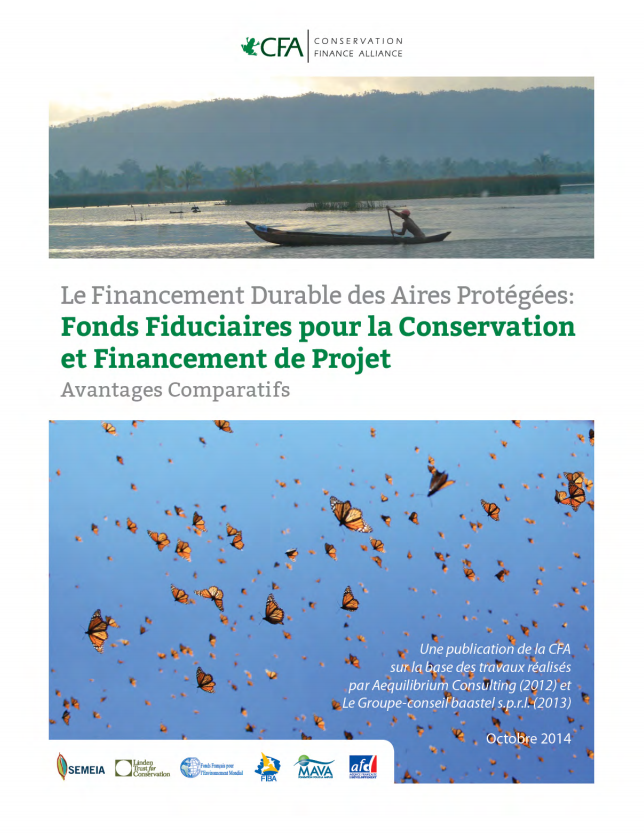 Etude de la CFA sur les financements des aires protégées