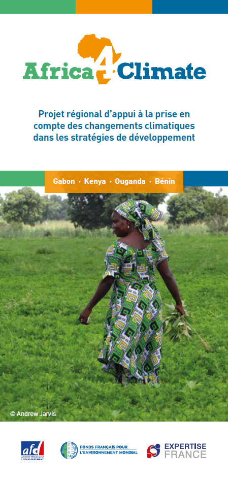 Couverture de la brochure de présentation du programme Africa4Climate