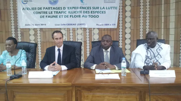 Atelier au Togo sur le trafic d'espèces de faune et de flore