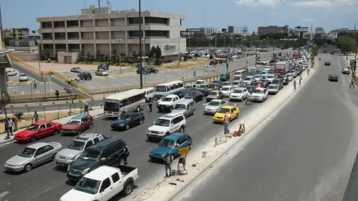 Congestion routière en République Dominicaine