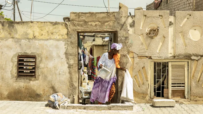 Sénégal-Pikine-quartier Darou Marnane à Guinaw