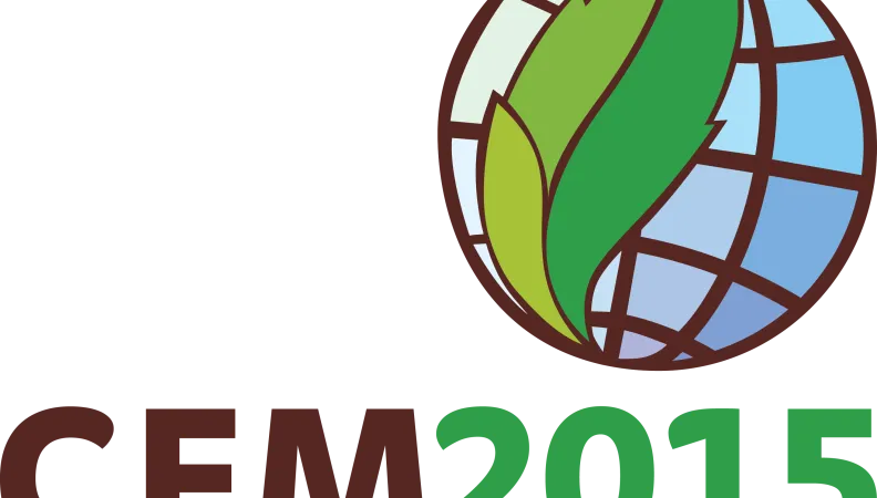 Logo du 14e Congrès forestier mondial organisé en 2015 à Durban, Afrique du Sud