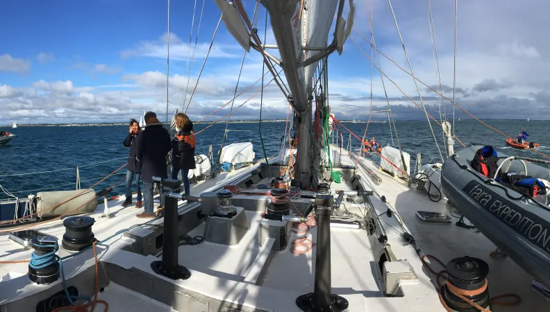 A bord de la goélette Tara