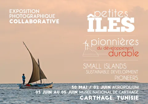 Affiche de l'exposition en Tunisie